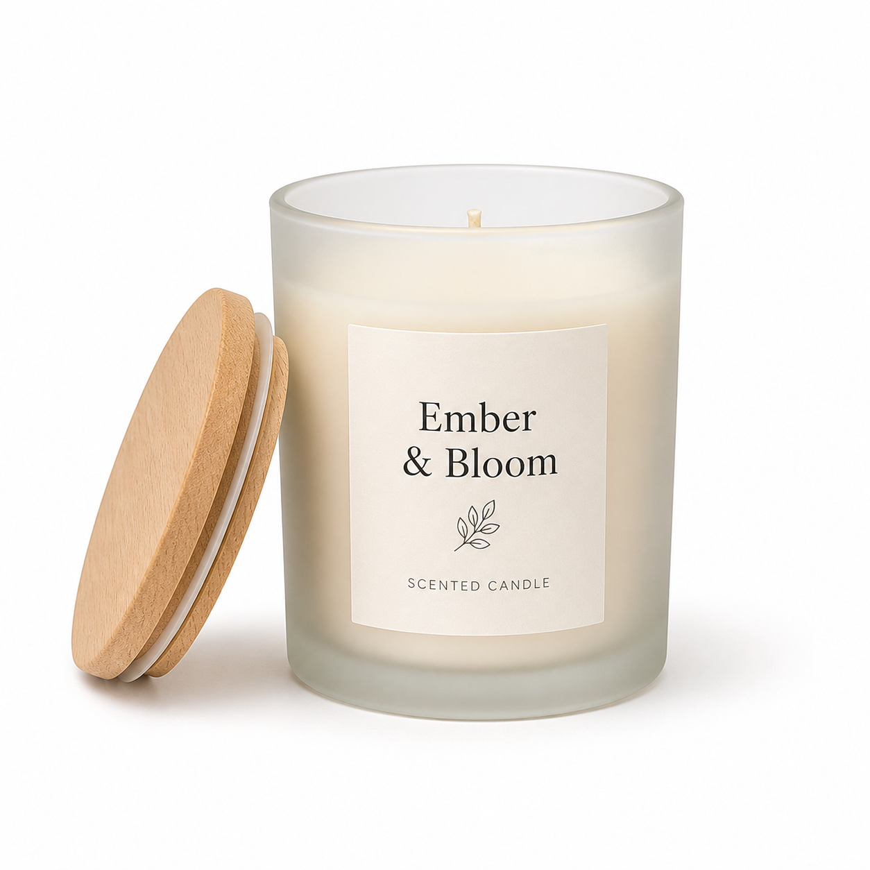 Ember & Bloom Scented Candle source product photo
